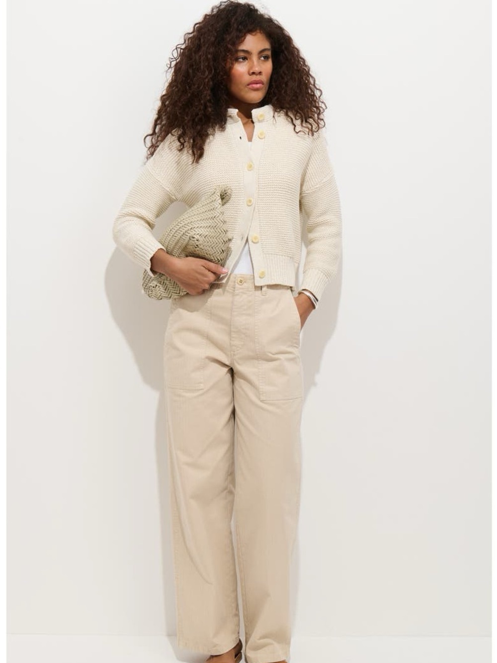Alex Mill Women's Nico Cotton Cardigan sz S